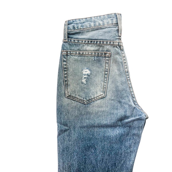 Free People SR vs Sandrine Rose Indigo Wash Straight Leg Denim Jeans, Sz 24 - Picture 9 of 14